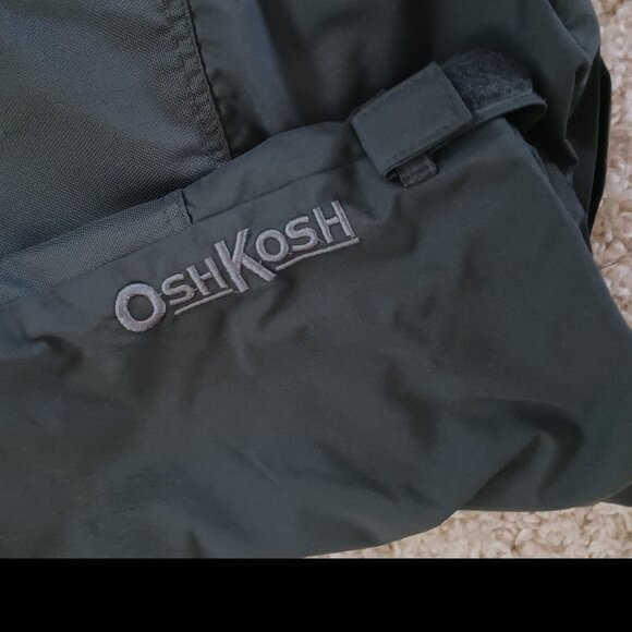 Oshkosh G'OSH Green/Grey Snow Ski Pant Kids size 5 Lined Unisex READ - Picture 3 of 8